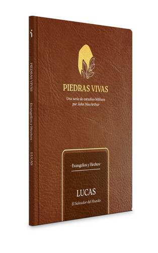 Piedras vivas: Lucas - Estudio bíblico: El salvador del mundo (Piedras vivas) book cover by John Macarthur
