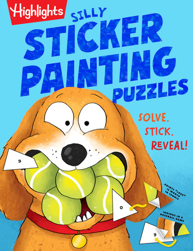 Silly Sticker Painting Puzzles: Silly Animals book cover by 