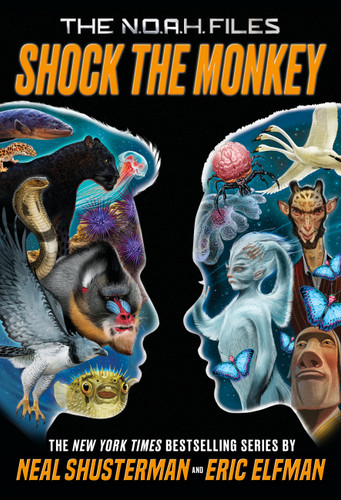 Shock the Monkey (The N.O.A.H. Files) book cover by Neal Shusterman, Eric Elfman
