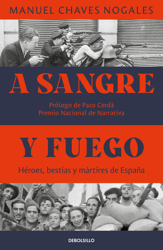 A sangre y fuego / By Blood and Fire book cover by Manuel Chaves Nogales