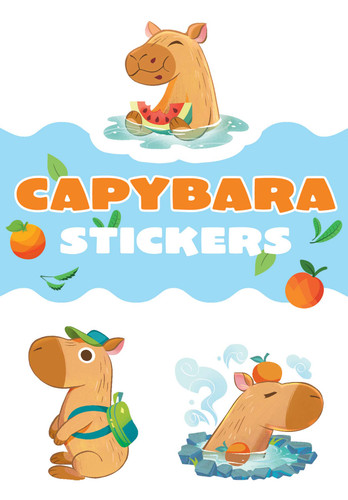 Capybara Stickers (Dover Little Activity Books Stickers) book cover by Amber Maine