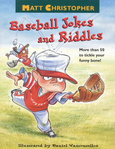 Matt Christopher's Baseball Jokes and Riddles book cover by Matt Christopher