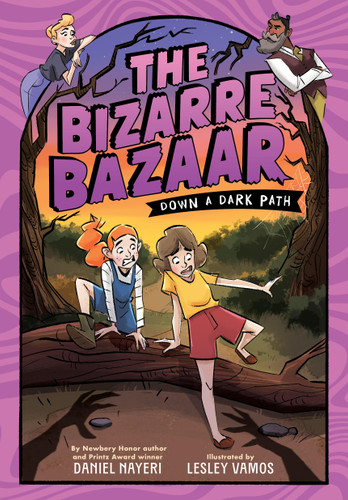 The Bizarre Bazaar: Down a Dark Path (A Graphic Novel) (The Bizarre Bazaar #2) book cover by Daniel Nayeri