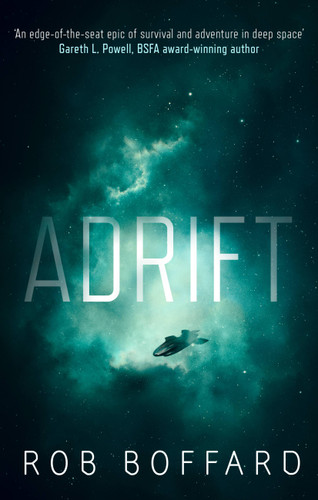 Adrift book cover by Rob Boffard