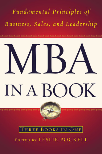 MBA in a Book: Fundamental Principles of Business, Sales, and Leadership book cover by Leslie Pockell, Adrienne Avila