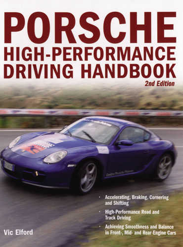 Porsche High-Performance Driving Handbook book cover by Vic Elford