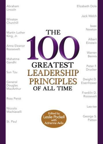 The 100 Greatest Leadership Principles of All Time book cover by Leslie Pockell, Adrienne Avila