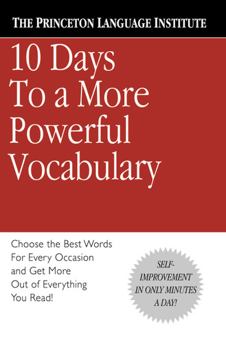 10 Days to a More Powerful Vocabulary book cover by Tom Nash, The Princeton Language Institute