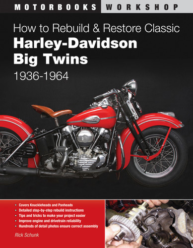 How to Rebuild and Restore Classic Harley-Davidson Big Twins 1936-1964 (Motorbooks Workshop) book cover by Rick Schunk