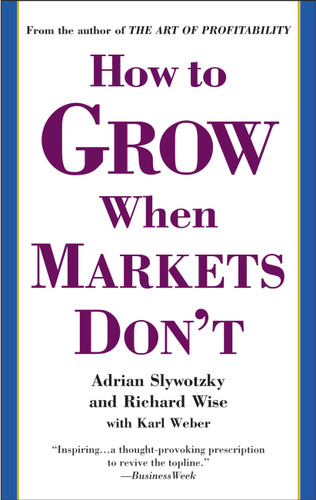 How to Grow When Markets Don't book cover by Karl Weber, Adrian Slywotzky, Richard Wise
