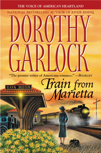 Train from Marietta book cover by Dorothy Garlock