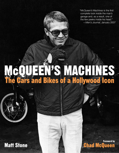 McQueen's Machines: The Cars and Bikes of a Hollywood Icon book cover by Matt Stone