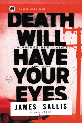 Death Will Have Your Eyes: A Novel about Spies book cover by James Sallis