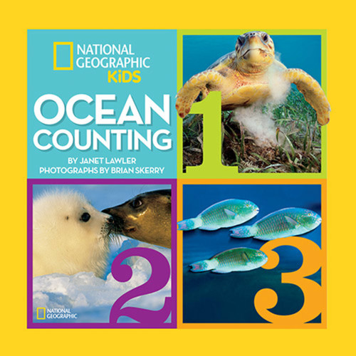 Ocean Counting book cover by Janet Lawler
