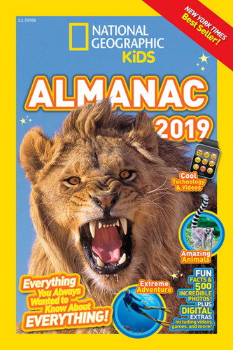 National Geographic Kids Almanac 2019 (National Geographic Almanacs) book cover by National Geographic Kids