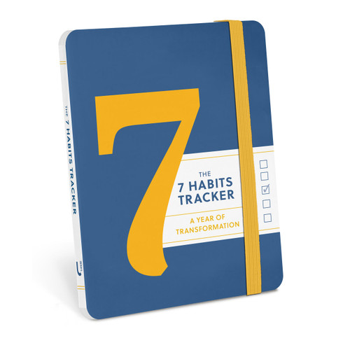 The 7 Habits Tracker: A Year of Transformation (7 Habits) book cover by Union Square Gift