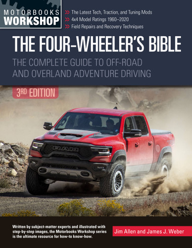 The Four-Wheeler's Bible: The Complete Guide to Off-Road and Overland Adventure Driving, Revised & Updated (Motorbooks Workshop) book cover by Jim Allen, James Weber