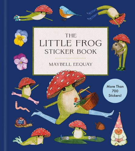 The Little Frog Sticker Book: More Than 700 Stickers! book cover by Maybell Eequay