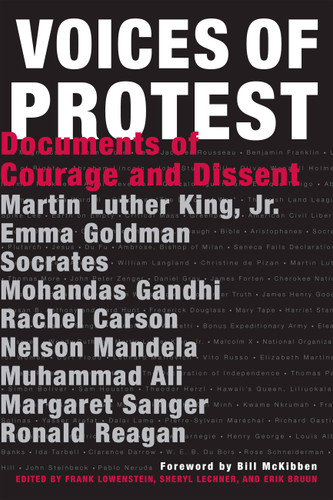 Voices of Protest!: Documents of Courage and Dissent book cover by Sheryl Lechner, Frank Lowenstein, Erik Bruun