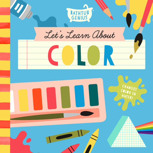 Let's Learn About Color: A Color-Changing Bath Book book cover by Bushel & Peck Books