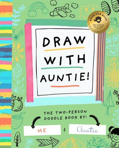 Draw With Auntie! (Two-odle Doodle #5) book cover by Bushel & Peck Books