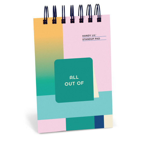 All Out Of Handy Lil’ Standup Pad book cover by Knock Knock