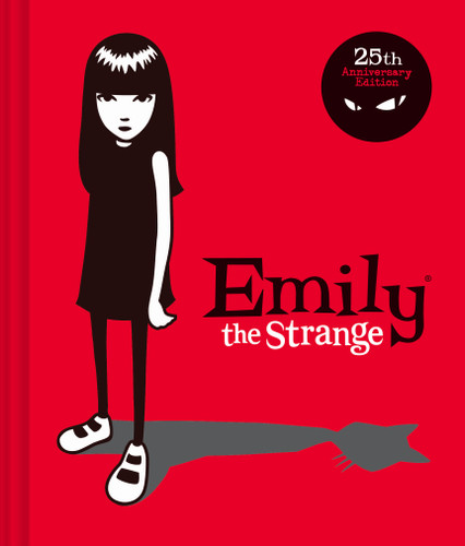 Emily the Strange (25th Anniversary Edition) (Emily the Strange) book cover by Rob Reger