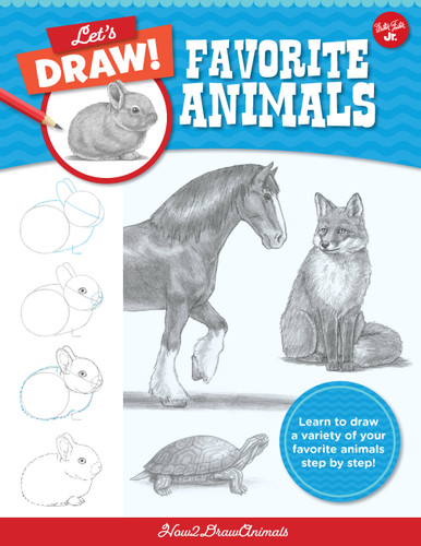 Let's Draw Favorite Animals: Learn to draw a variety of your favorite animals step by step! (Let's Draw #3) book cover by How2DrawAnimals