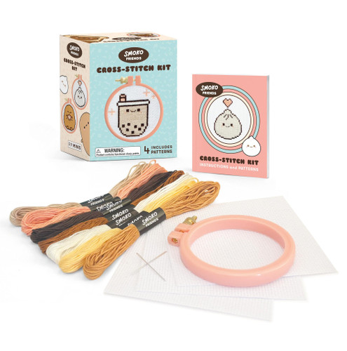 Smoko Friends Cross-Stitch Kit: Includes 4 Patterns (RP Minis) [9798894142487]