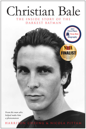 Christian Bale: The Inside Story of the Darkest Batman book cover by Harrison Cheung, Nicola Pittam