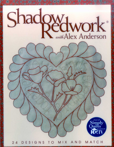 Shadow Redwork with Alex Anderson: 24 Designs to Mix and Match book cover by Alex Anderson