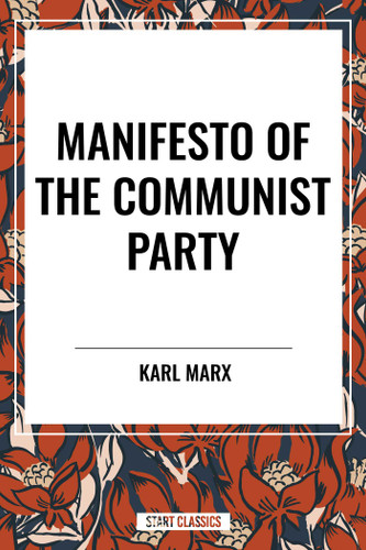 Manifesto of the Communist Party book cover by Karl Marx