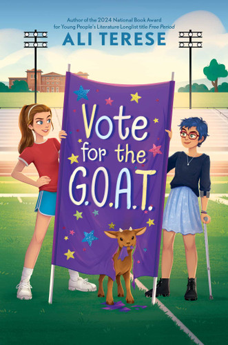 Vote for the G.O.A.T. book cover by Ali Terese