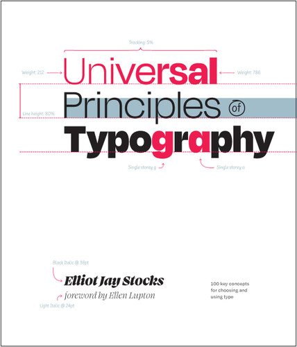 Universal Principles of Typography: 100 Key Concepts for Choosing and Using Type (Rockport Universal) book cover by Elliot Jay Stocks