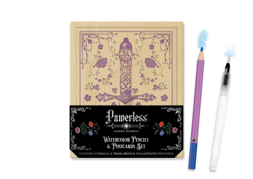 Lauren Roberts: Powerless Watercolor Pencils and Postcards Set book cover by Insight Editions