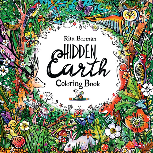 Hidden Earth Coloring Book (A Rita Berman Hidden Wonders Book) book cover by Rita Berman