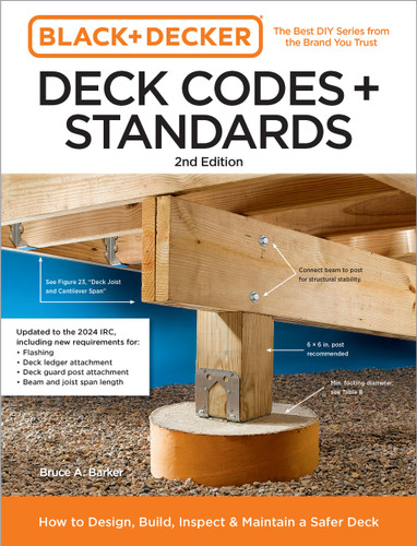 Black and Decker Deck Codes and Standards 2nd Edition: How to Design, Build, Inspect, and Maintain a Safer Deck book cover by Bruce Barker
