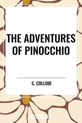 Adventures of Pinocchio book cover by C. Collodi