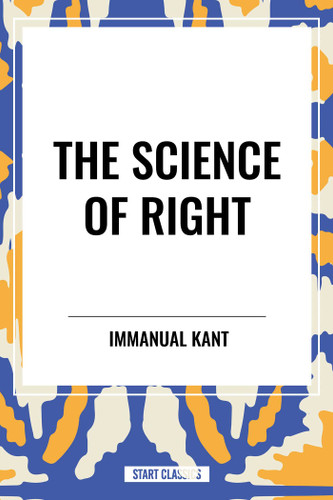 Science of Right book cover by Immanual Kant