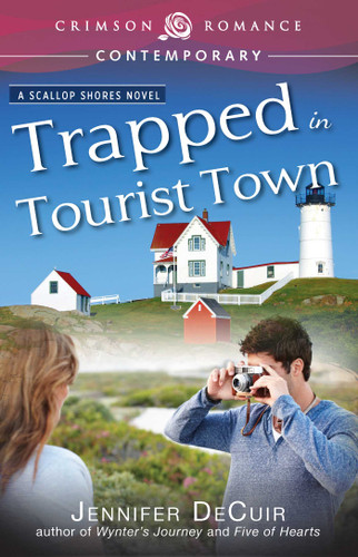 Trapped In Tourist Town (Scallop Shores) book cover by Jennifer DeCuir