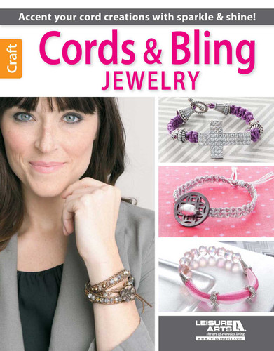 Cords & Bling Jewelry: Accent Your Cord Creations With Sparkle & Shine! book cover by Leisure Arts