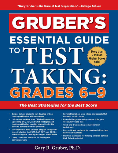 Gruber's Essential Guide to Test Taking: Grades 6-9 book cover by Gary Gruber