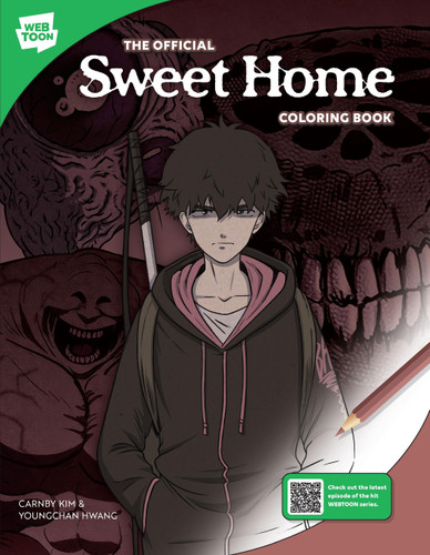 The Official Sweet Home Coloring Book: 46 original illustrations to color and enjoy (WEBTOON) book cover by WEBTOON Entertainment, Carnby Kim, Walter Foster Creative Team