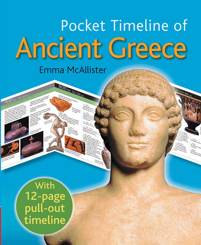 The Pocket Timeline of Ancient Greece (Pocket Timelines) book cover by Emma McAllister