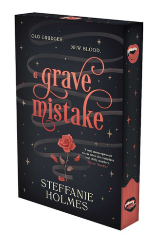 A Grave Mistake (The Nevermore Murder Club and Smutty Book Coven) book cover by Steffanie Holmes