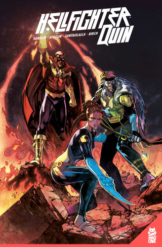 Hellfighter Quin Vol. 1 GN book cover by Jay Sandlin