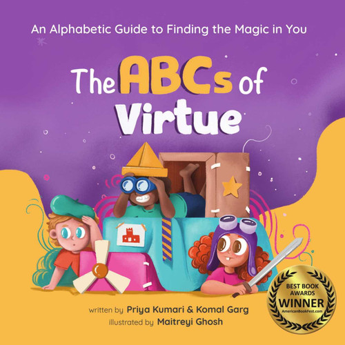 ABCs of Virtue: An Alphabetic Guide to Finding the Magic in You book cover by Priya Kumari, Komal Garg