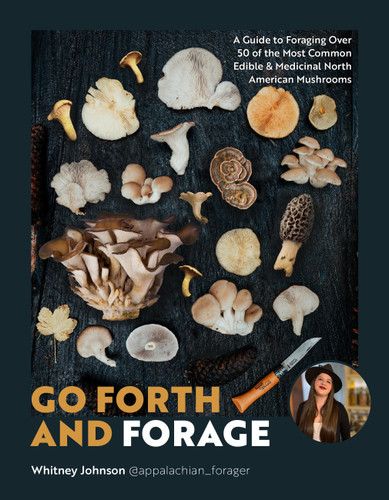 Go Forth and Forage: A Guide to Foraging Over 50 of the Most Common Edible & Medicinal North American Mushrooms book cover by Whitney Johnson