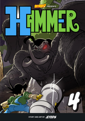 Hammer, Volume 4: Stud vs. The Jungle King (Saturday AM TANKS / Hammer) book cover by Jey Odin, Saturday AM