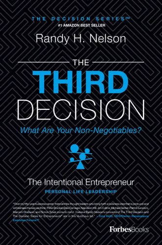 The Third Decision: The Intentional Entrepreneur book cover by Randy H. Nelson